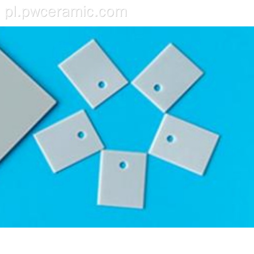 Wiercone podłoże ceramiczne z azotku glinu z otworem